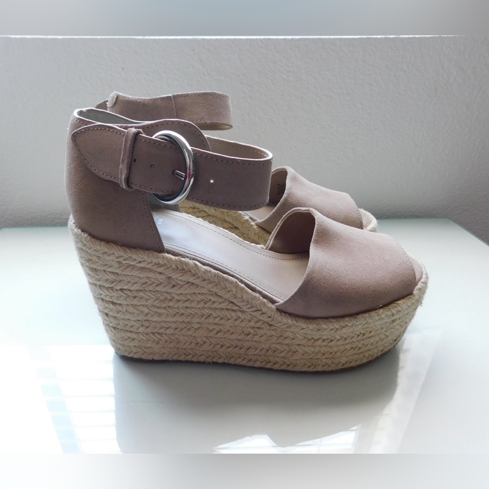 Marc Fisher LTD Alita Espadrille Platform Wedge Size 8